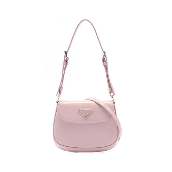 Prada Spazzolato Cleo brushed leather handbag pink - Picture 1 of 4